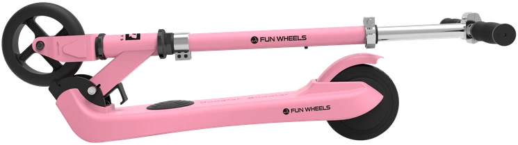 Rebel Elektrinis paspirtukas vaikams FUN WHEELS Rožinis