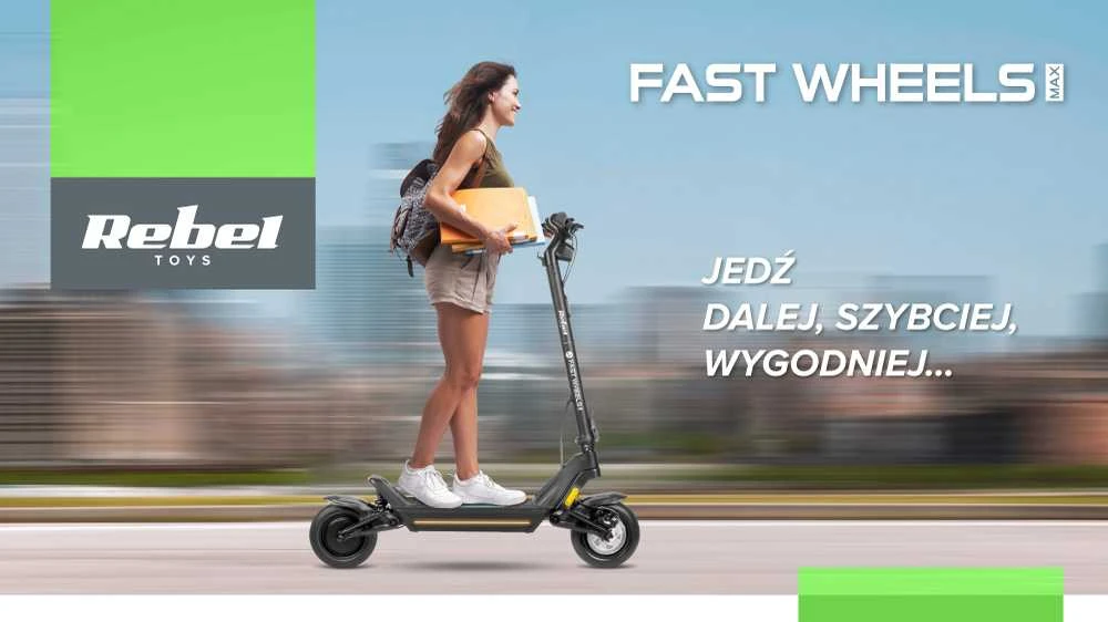 REBEL FAST WHEELS PRO MAX elektrinis paspirtukas