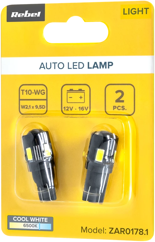 Rebel LED automobilio lemputė (Conbus) T10.12V