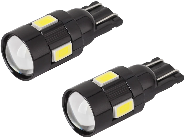 Rebel T10 LED lemputės pora su lęšiais