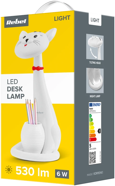 Rebel LED stalinė lempa - katė