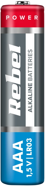 REBEL LR03 šarminės baterijos, 2 vnt./dėžutėje