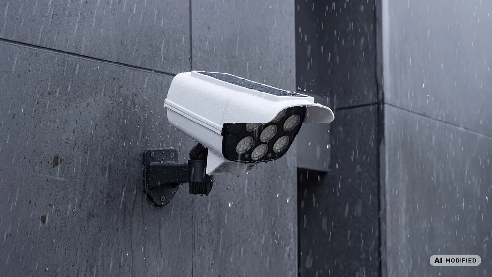 Rebel Lampa solarna - atrapa kamery monitoringowej