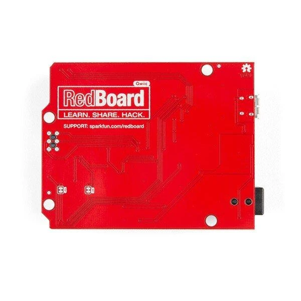 RedBoard Qwiic apatinė pusė