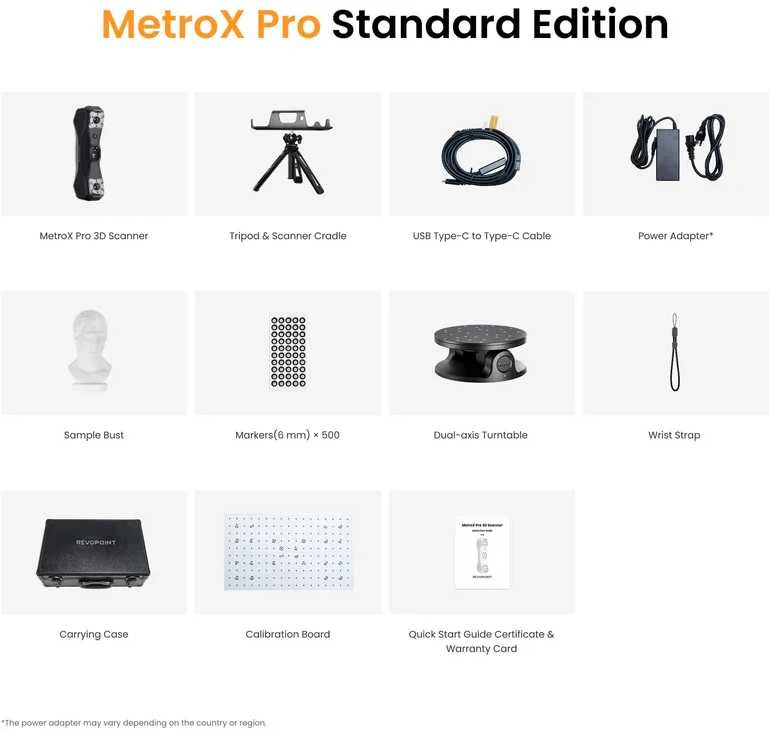 Skeneris Revopoint MetroX Pro