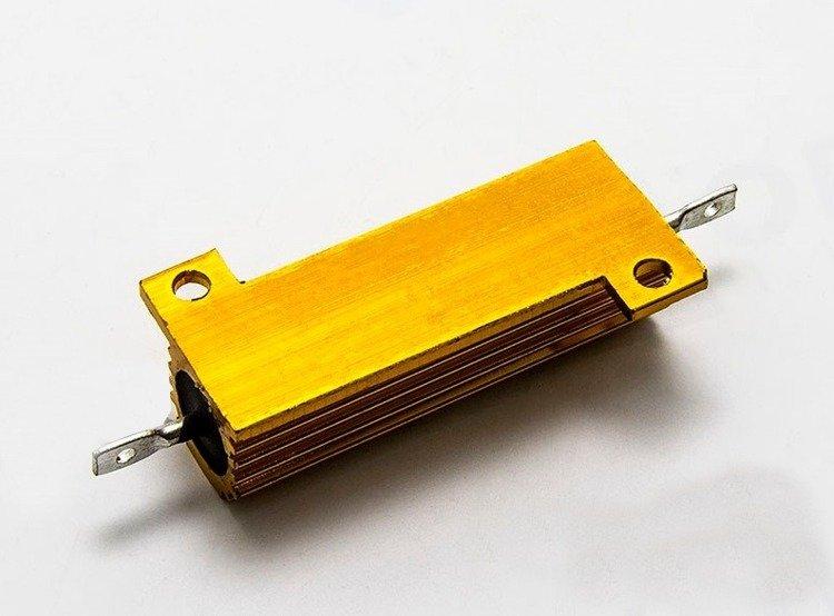 Oem Rezistorius 50W - 8Ohm - aliuminio korpuse - RX24 50W 8R