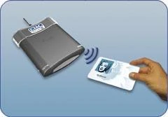 RFID skaitytuvas su bekontakte kortele