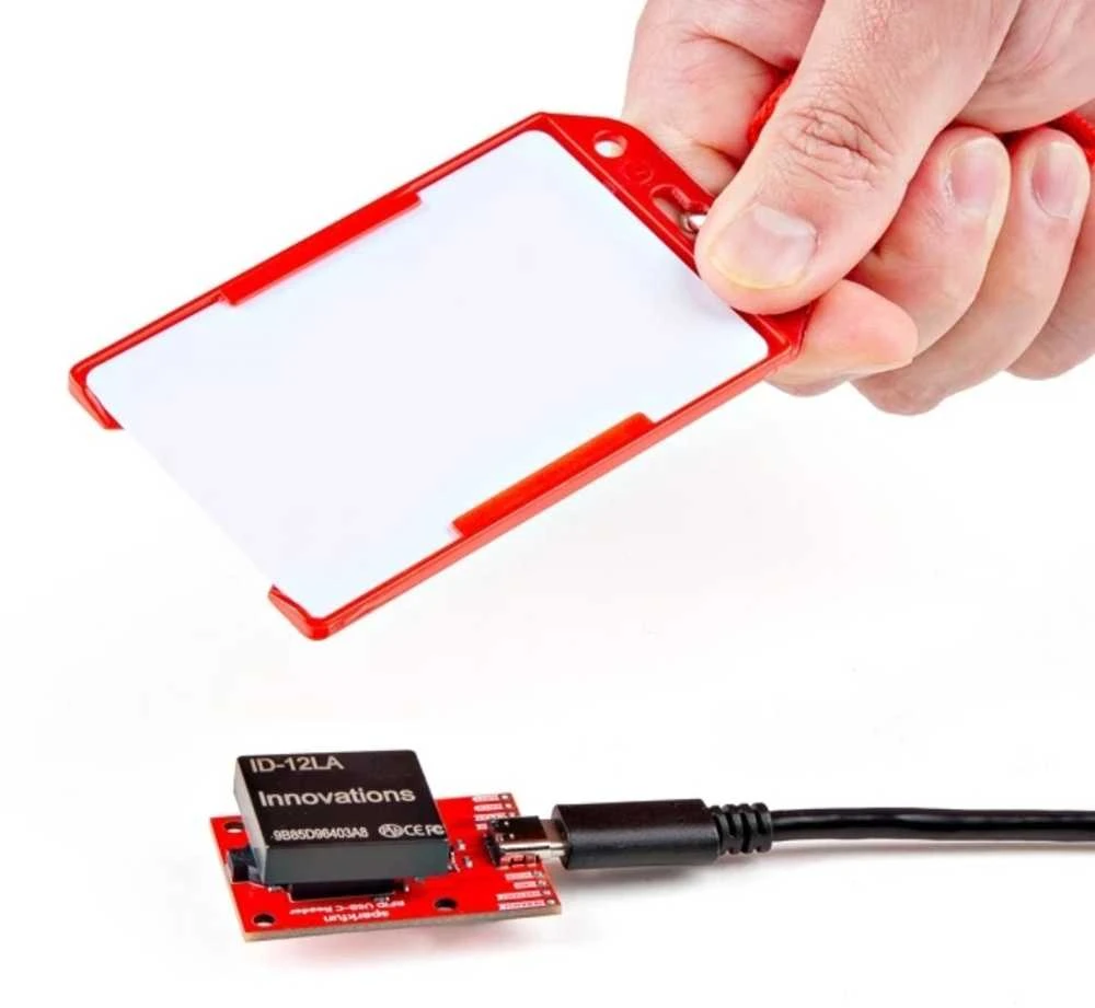 RFID žymų skaitytuvas 125 kHz – USB C tipo – SparkFun SEN-28020