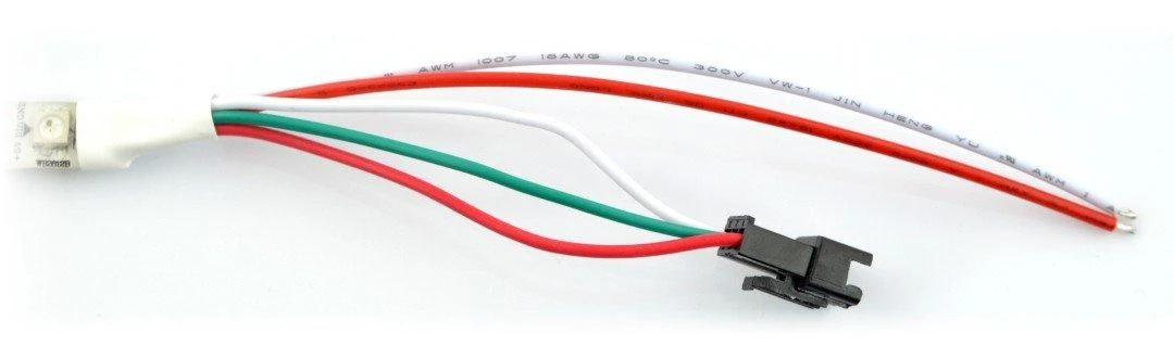 Oem RGB LED juosta WS2811 - skaitmeninė, adresuota - IP65 48 LED/m, 12W/m, 12V - 5m