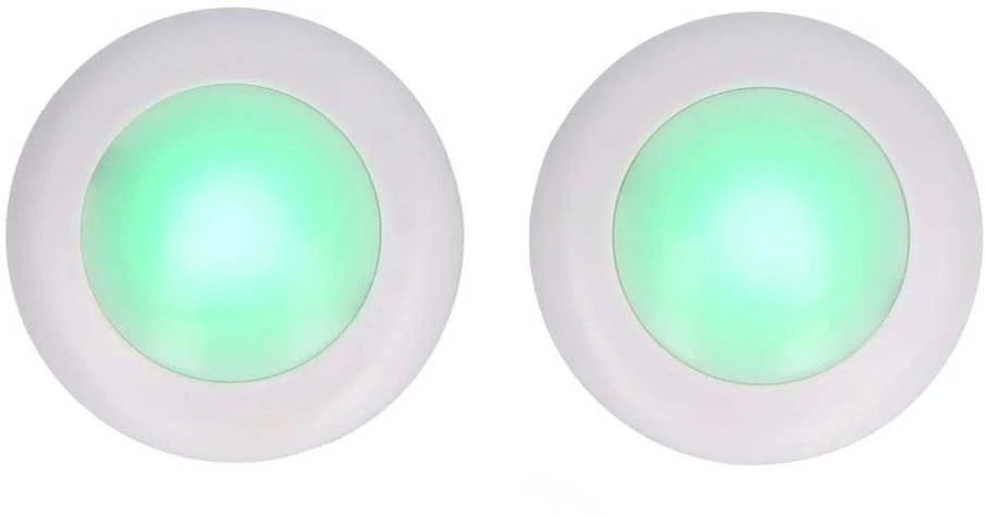 RGBW LED šviesų rinkinys su nuotolinio valdymo pultu - KC007 - 16 spalvų - 62.2x27.6mm - 2vnt - Bambu Lab
