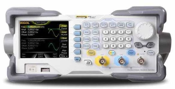 Rigol DG1022Z signalų generatorius su valdymo skydeliu