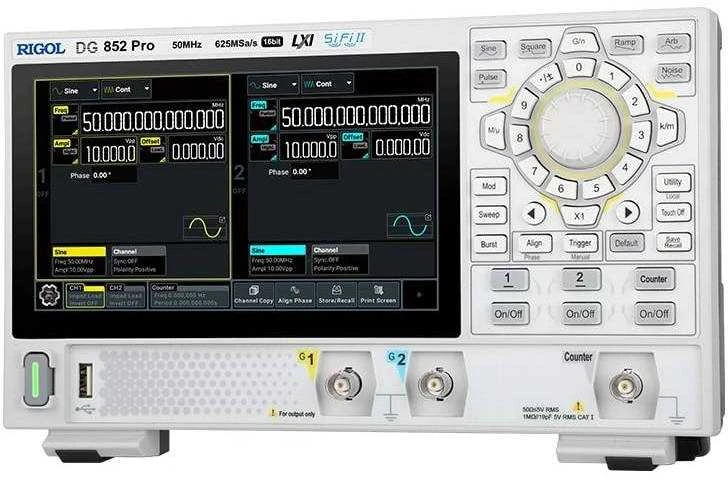 Rigol DG852 Pro 50 MHz atsitiktinis generatorius - 2 kanalai