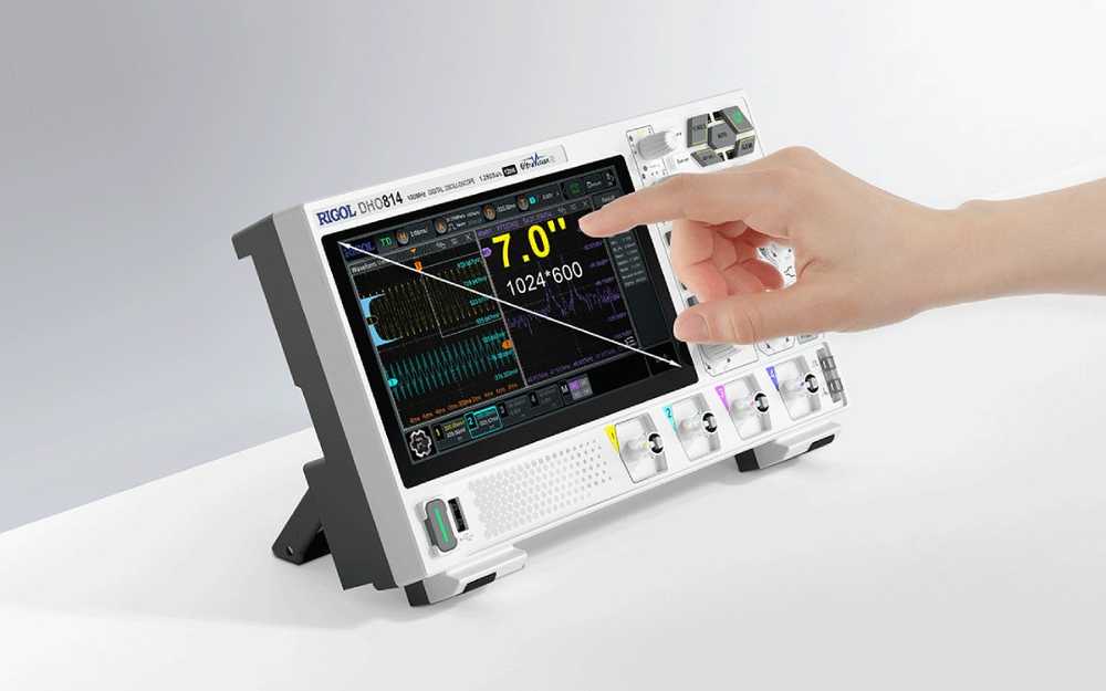 Rigol DHO804 osciloskopas 70MHz 4 kanalai