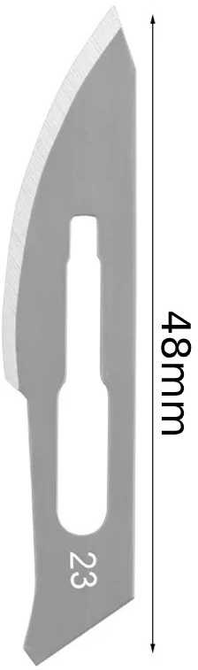 Oem Rinkinys - chirurginiai peiliukai 10 vnt, - 11 tipo skalpelis - skalpelio rankena