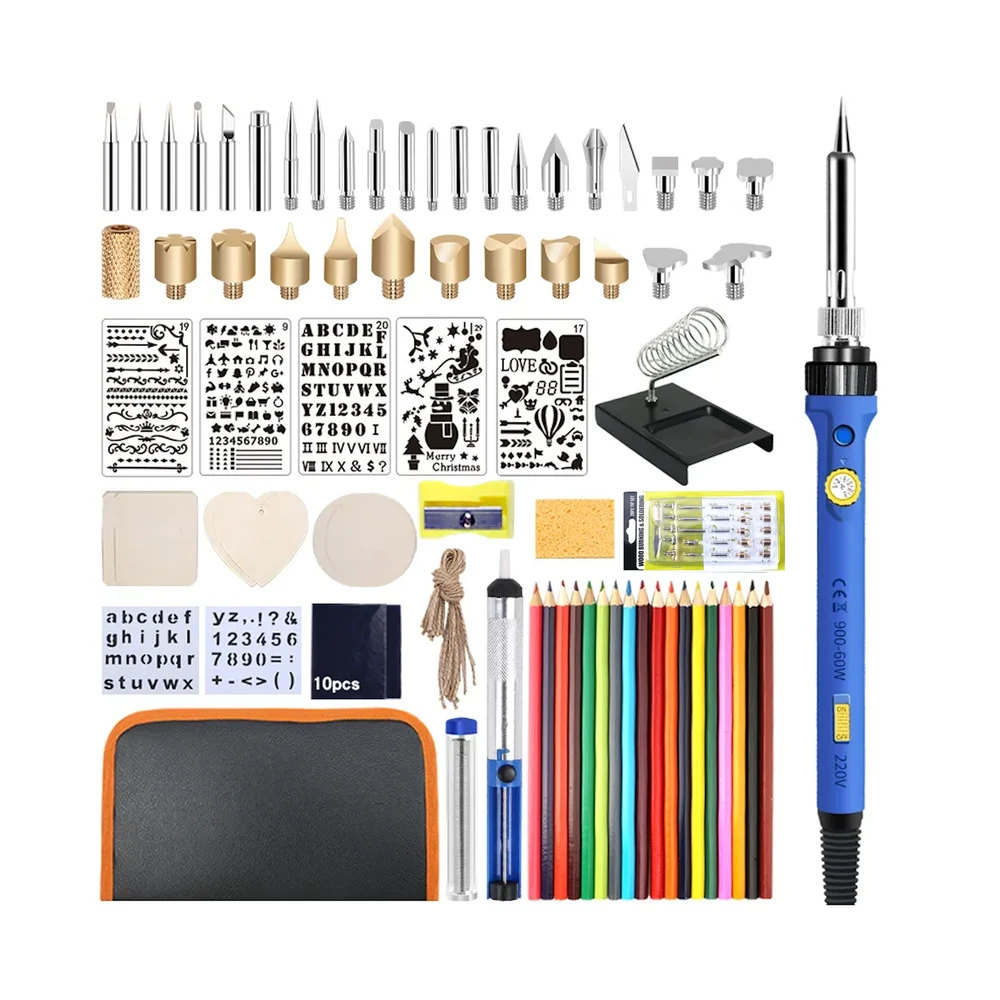 Eurokomp Oem Rinkinys pirografijai, litavimui, dėklas E6175