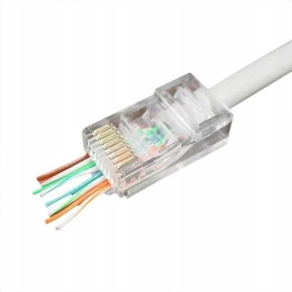 Oem RJ45 kištukas 8P8C - Antgalis 10 vnt, - Interneto LAN RJ-45 kištukas