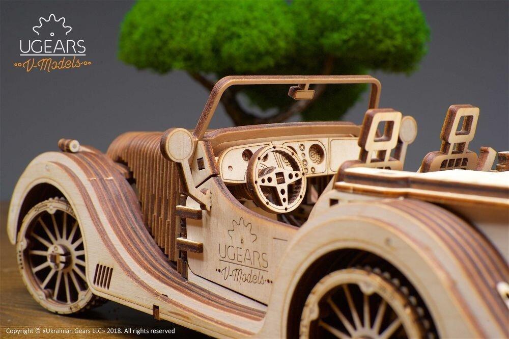 Dėlionė Roadster VM-01 - mechaninis lankstymo modelis - lukštas - 437 elementai - Ugearsmodels 70052