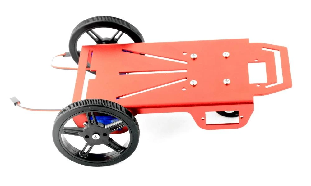 Roboto važiuoklė mini 2WD - Feetech FT-MC-001-KIT su FS90R servo varikliais