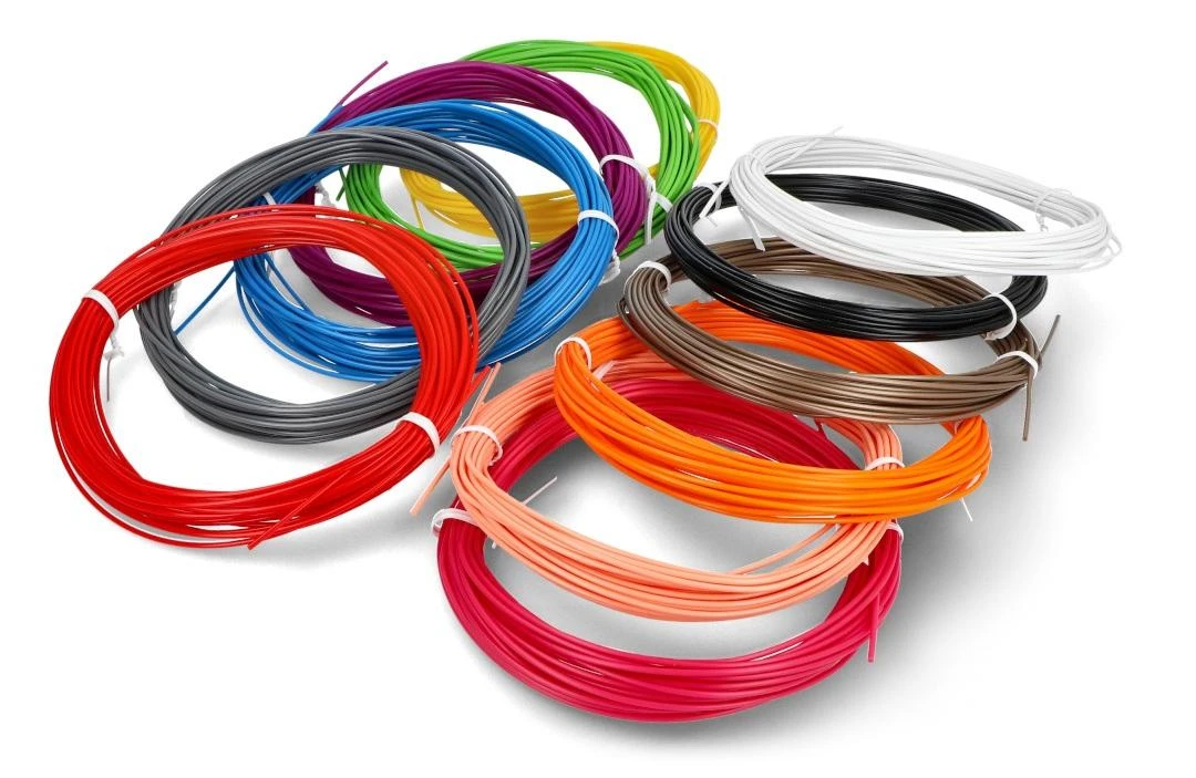 Rosa3D PLA plastiko pavyzdžiai - 12 spalvų rinkinys