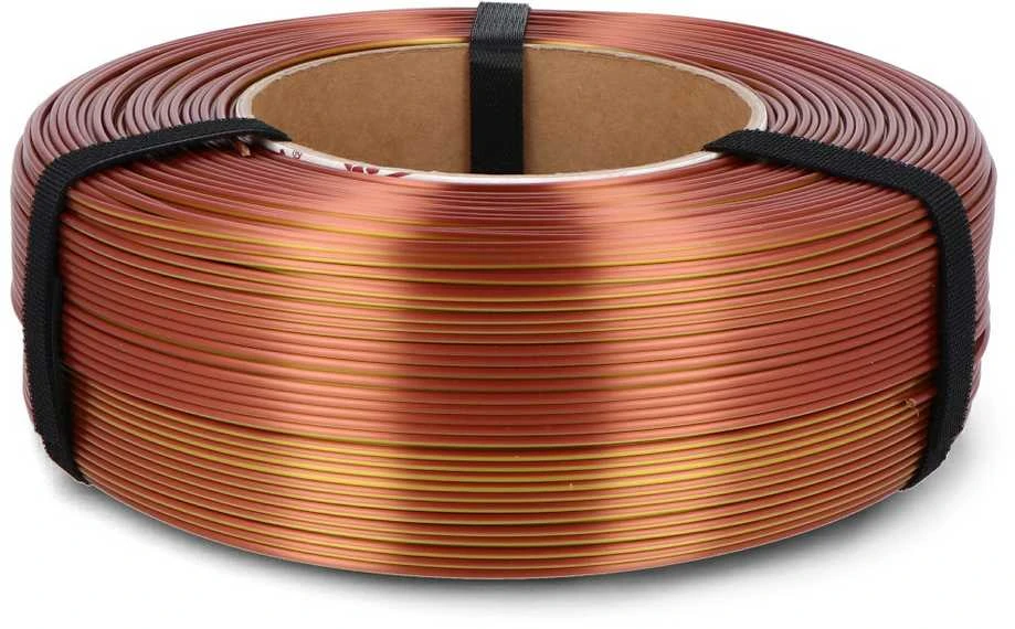 Rosa3D PLA Magic Silk siūlas: auksinis-varis, ritė be ritės