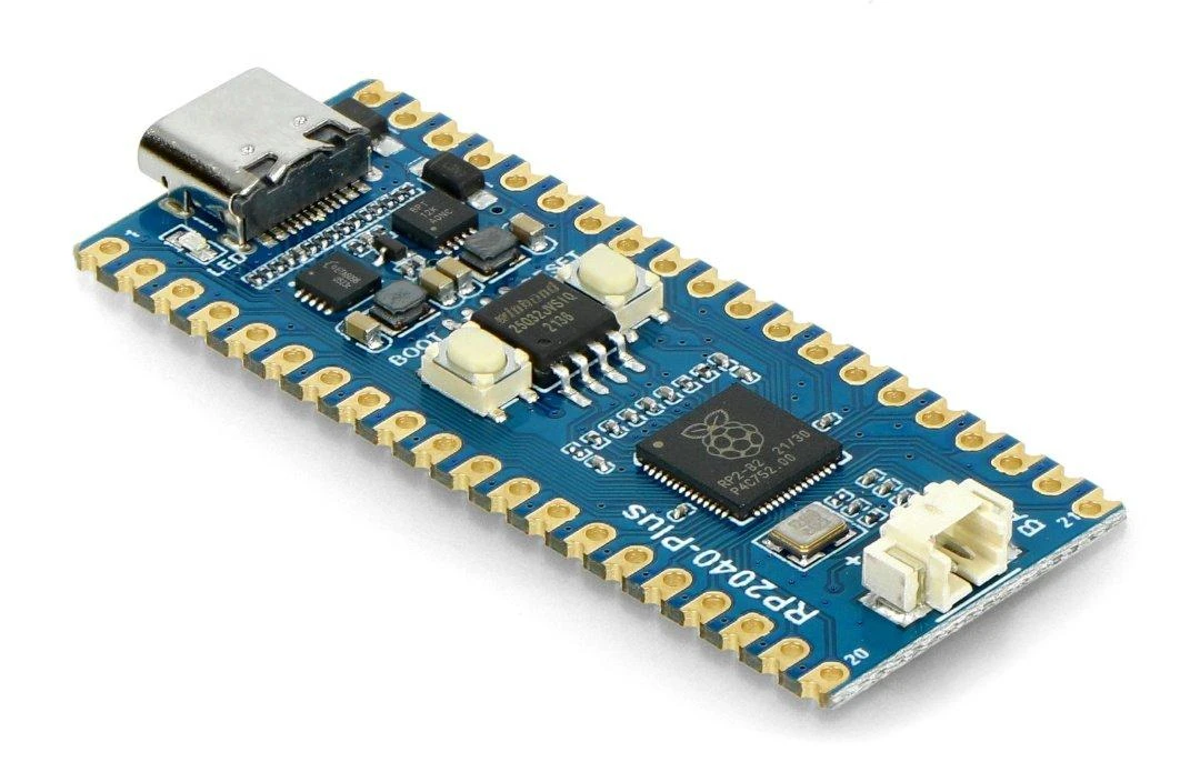 RP2040-Plus - plokštė su RP2040 mikrovaldikliu ir papildoma flash atmintimi - Waveshare 20290