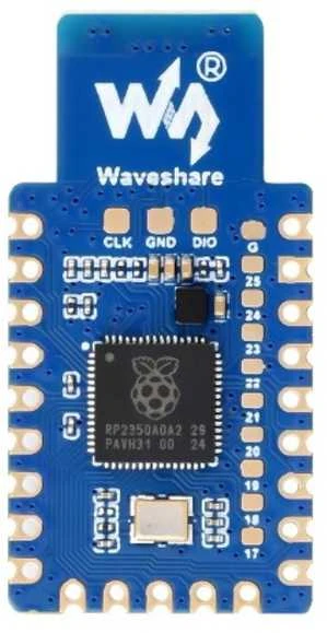 Waveshare RP2350-One plėtros plokštė iš viršaus