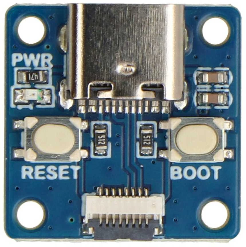 RP2350-Tiny-Kit - RP2350A miniatiūrinė kūrimo plokštė su USB adapteriu ir FPC kabeliu - Waveshare 29394
