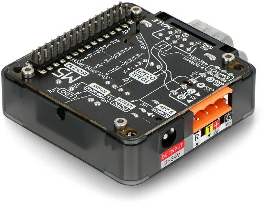 RS232 13.2 modulis – RS232 ryšio modulis – DB9 jungtis – M5 M5Stack131