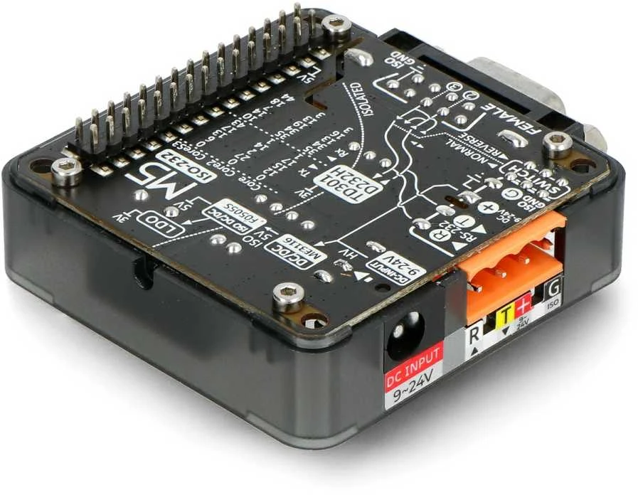 RS232 13.2 modulis – RS232 ryšio modulis – DB9 moteriška jungtis – M5Stack 130