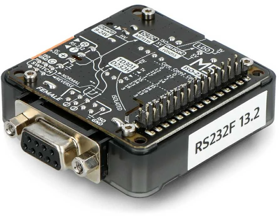 RS232 13.2 modulis – RS232 ryšio modulis – DB9 moteriška jungtis – M5Stack 130