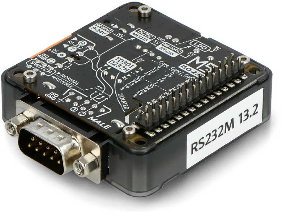 RS232 13.2 modulis – RS232 ryšio modulis – DB9 jungtis – M5 M5Stack131