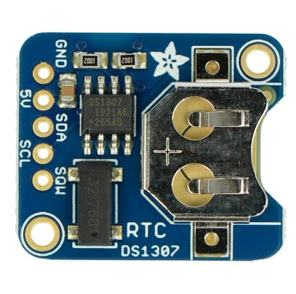 RTC DS1307 realaus laiko laikrodžio modulis su baterijos lizdu