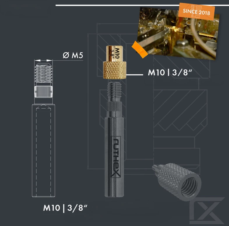 Ruthex Rutex lydymosi priemonė M10 3/8" sriegio įdėklams - 1 vnt.