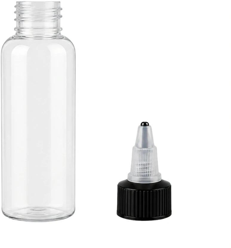 Rutulinis 50 ml buteliukas Rutulinis indelis Tikslus aplikatorius