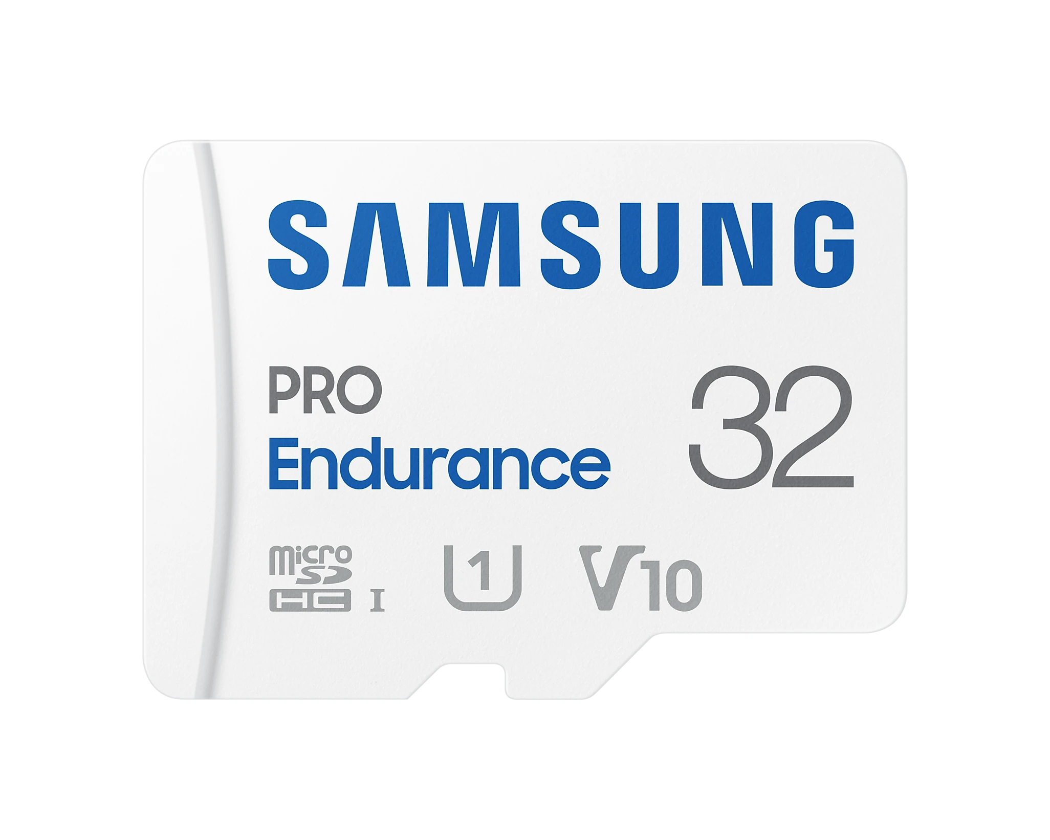 Atminties kortelė SAMSUNG PRO Endurance Micro SD Class10 32GB su R100/W30 adapteriu, veikimo laikas 17520 valandų