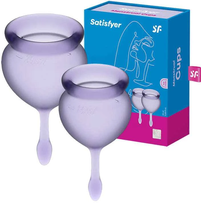 Satisfyer Menstruacijų taurė Fel Good Satisfier (violetinė)