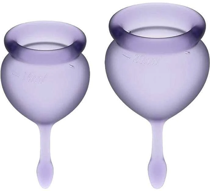 Satisfyer Menstruacijų taurė Fel Good Satisfier (violetinė)