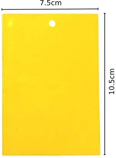 Geltona ID žyma bagažui su matmenimis