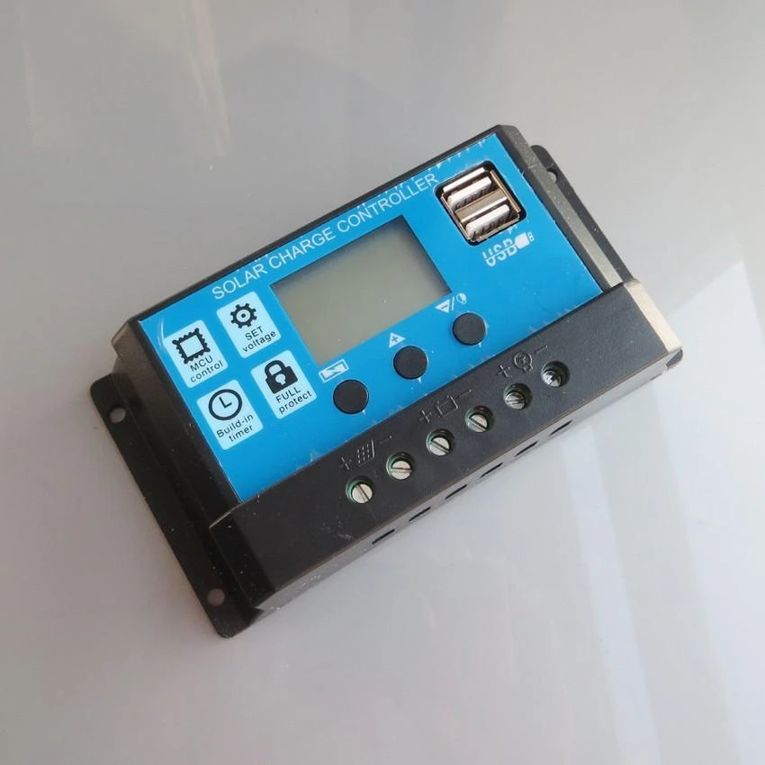 50-295# Oem Saulės Baterijų Valdiklis 12/24V 30A 2x USB