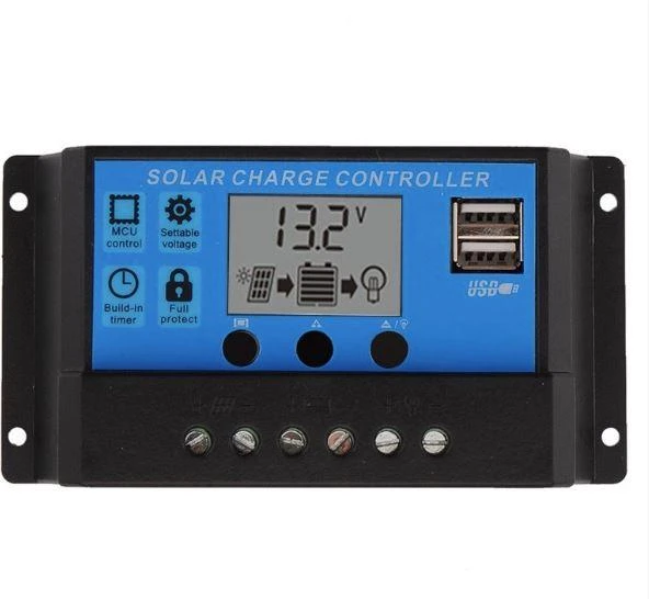Blow Oem Saulės Baterijų Valdiklis 12/24V 60A 2x USB