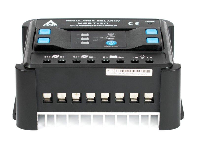 Saulės įkrovos reguliatorius AZO Digital MPPT 12/24 - 20A