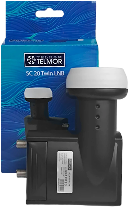 SC-20 LNB Twin Telkom Telmor konverteris