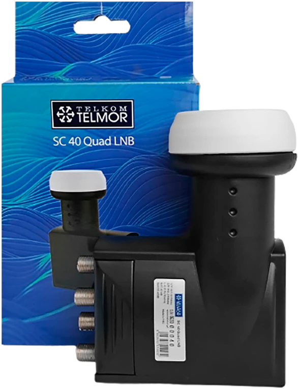 Konwerter SC-40 LNB Quad Telkom Telmor keitiklis