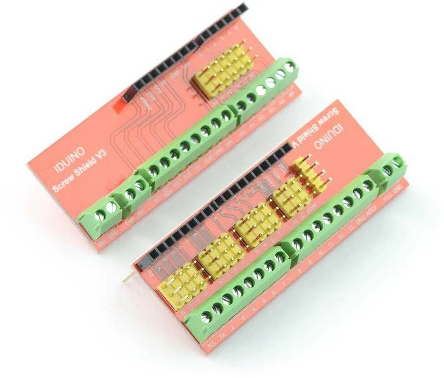 Screw Shield V3 plokštės su gnybtais