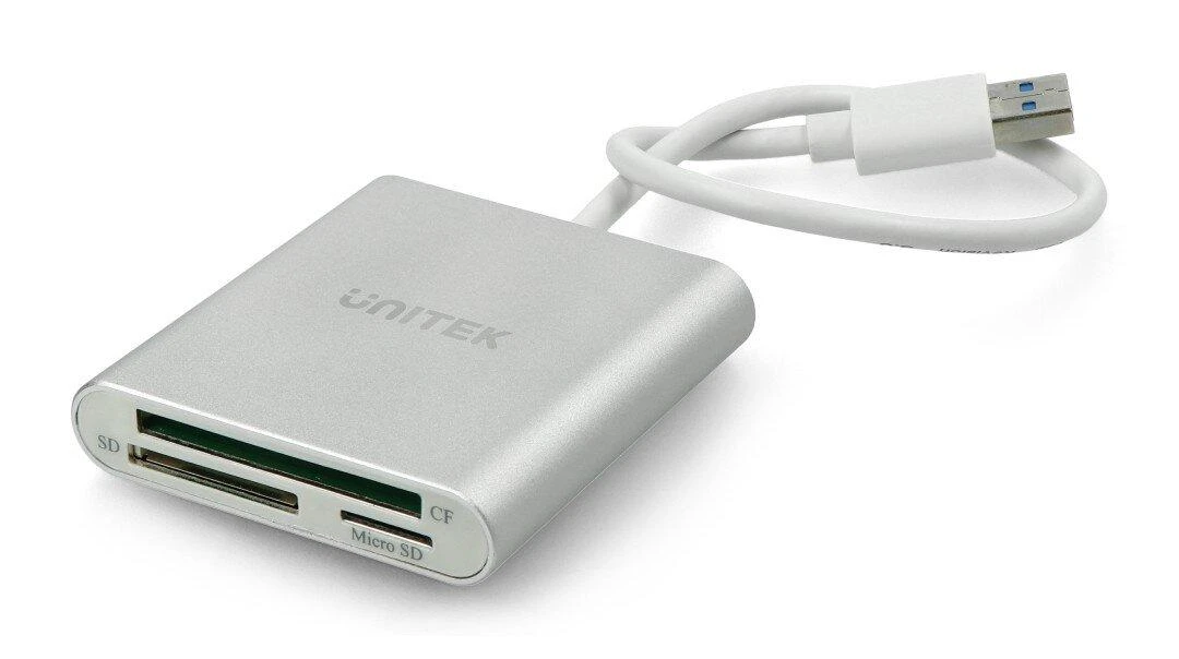 UNITEK Y-9313 Unitek USB3.0 su Multi-In-One Aliuminio kortelių skaitytuvu Y-9313