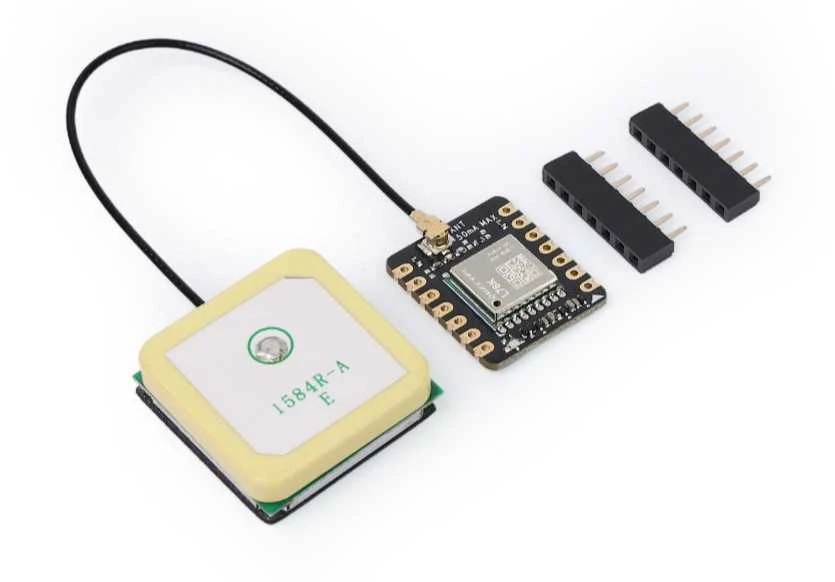 Seeed Xiao GNSS modulis su antena ir jungtimis
