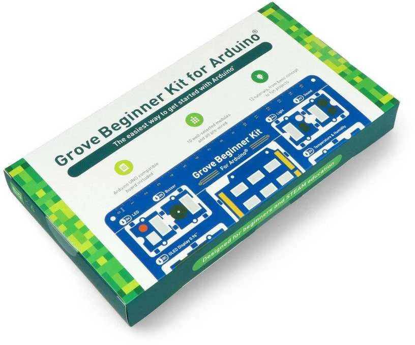 Grove Beginner Kit elektronikos rinkinio pakuotė