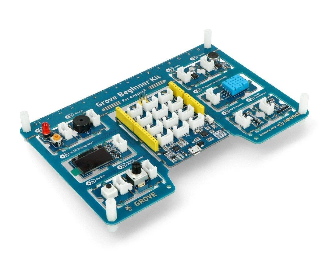 Seeed Studio Grove Beginner Kit, rinkinys su 10 jutiklių ir Seeeduino Lotus, Seeedstudio 110061162
