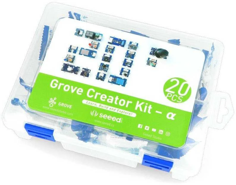 Seeed Studio Grove Creator Kit dėžutė su moduliais