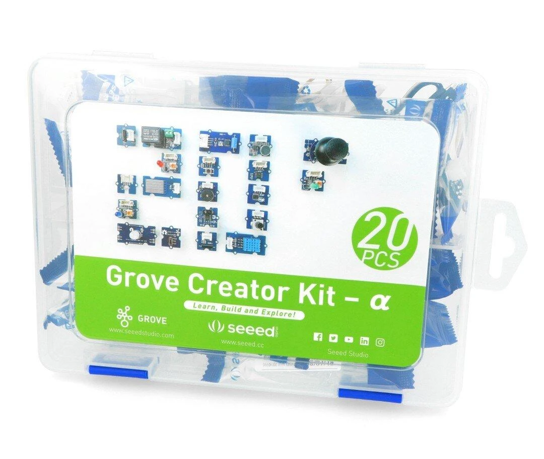Seeed Studio Grove Creator Kit dėžutėje